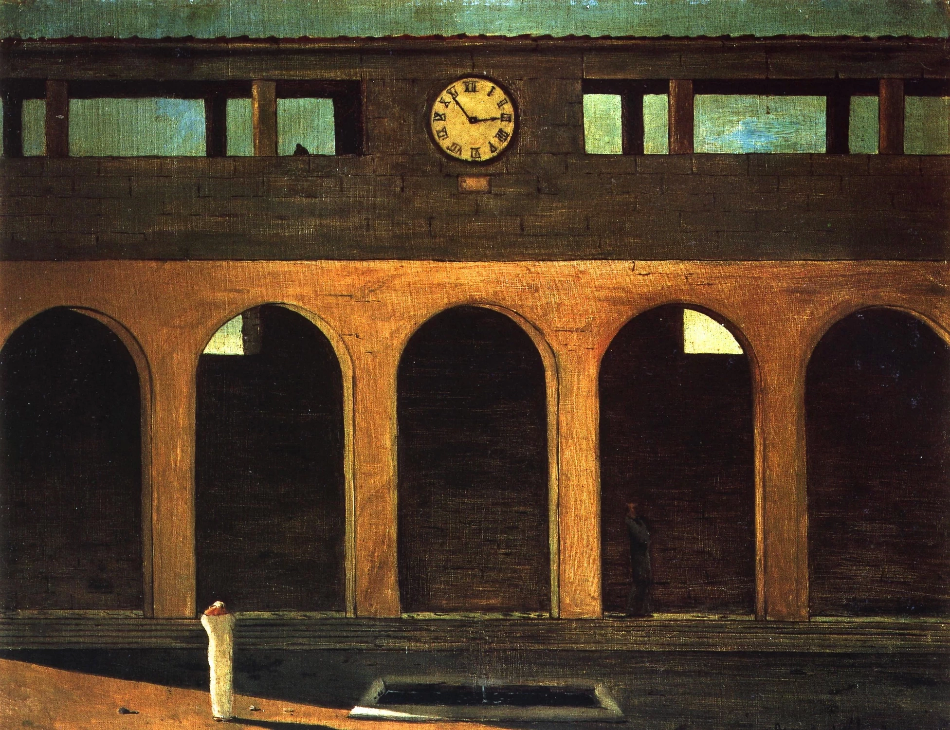 Giorgio De Chirico - Enigma dell'ora, 1911, ex collezione Pietro Feroldi